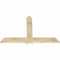 Ekena Millwork Eugene Rough Sawn Timber Gable Bracket, Douglas Fir, 60"W x 40"H x 2"D x 6"F, 16/12 Pitch GBW060X40X0206EUG00RDF - alternate 4